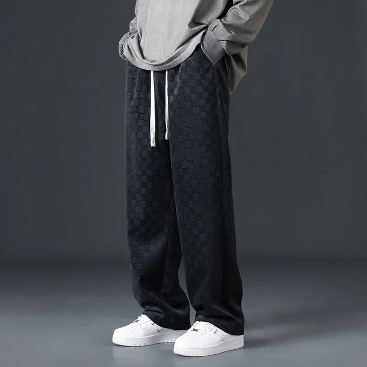 Loose fit unisex sweatpants, ultra-soft fabric, ideal for comfortable lounging or casual activities.