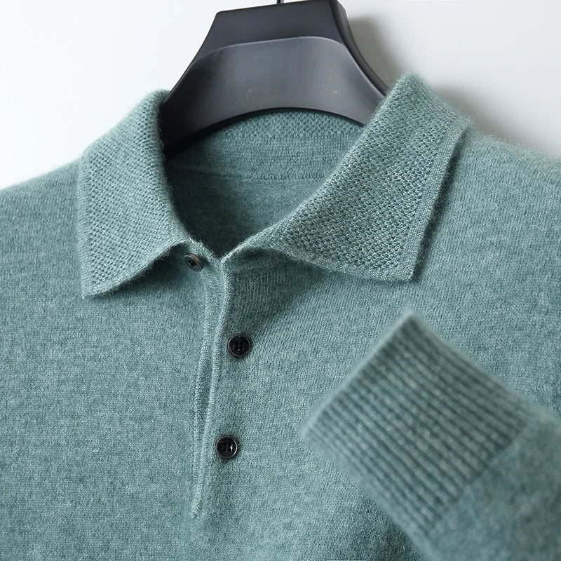 Men's elegant everyday cardigan, comfortable long sleeve for versatile layering fashion.