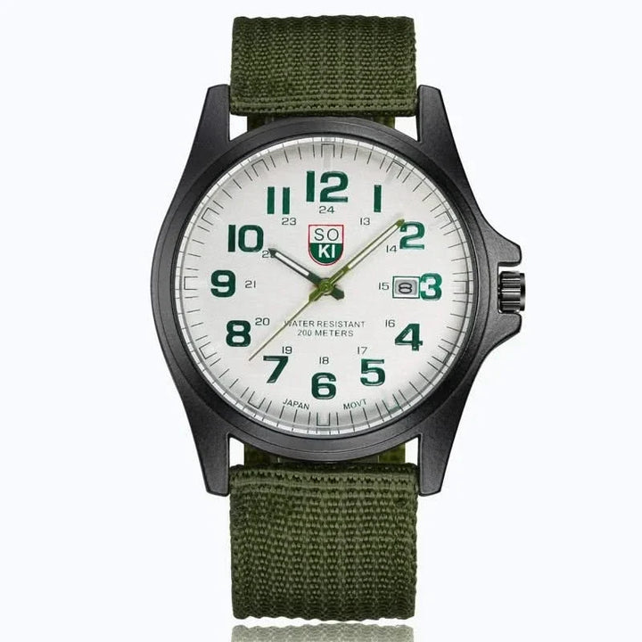 Vanguard adventure sport watch with robust strap, a waterproof & durable timepiece for active men and women.