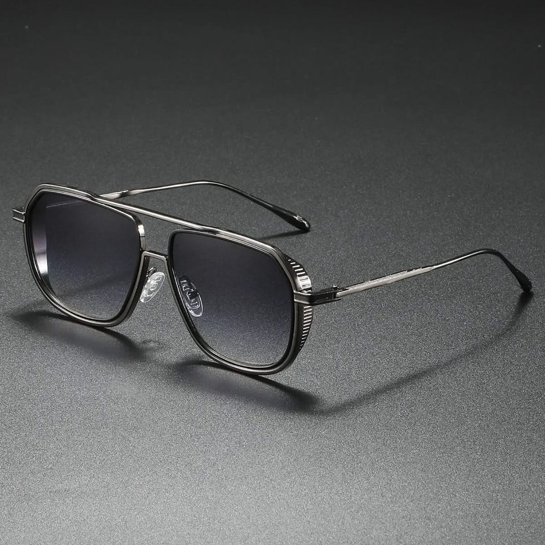Unisex Orion aviator sunglasses with UV protection, anti-glare lenses & classic metal frame.