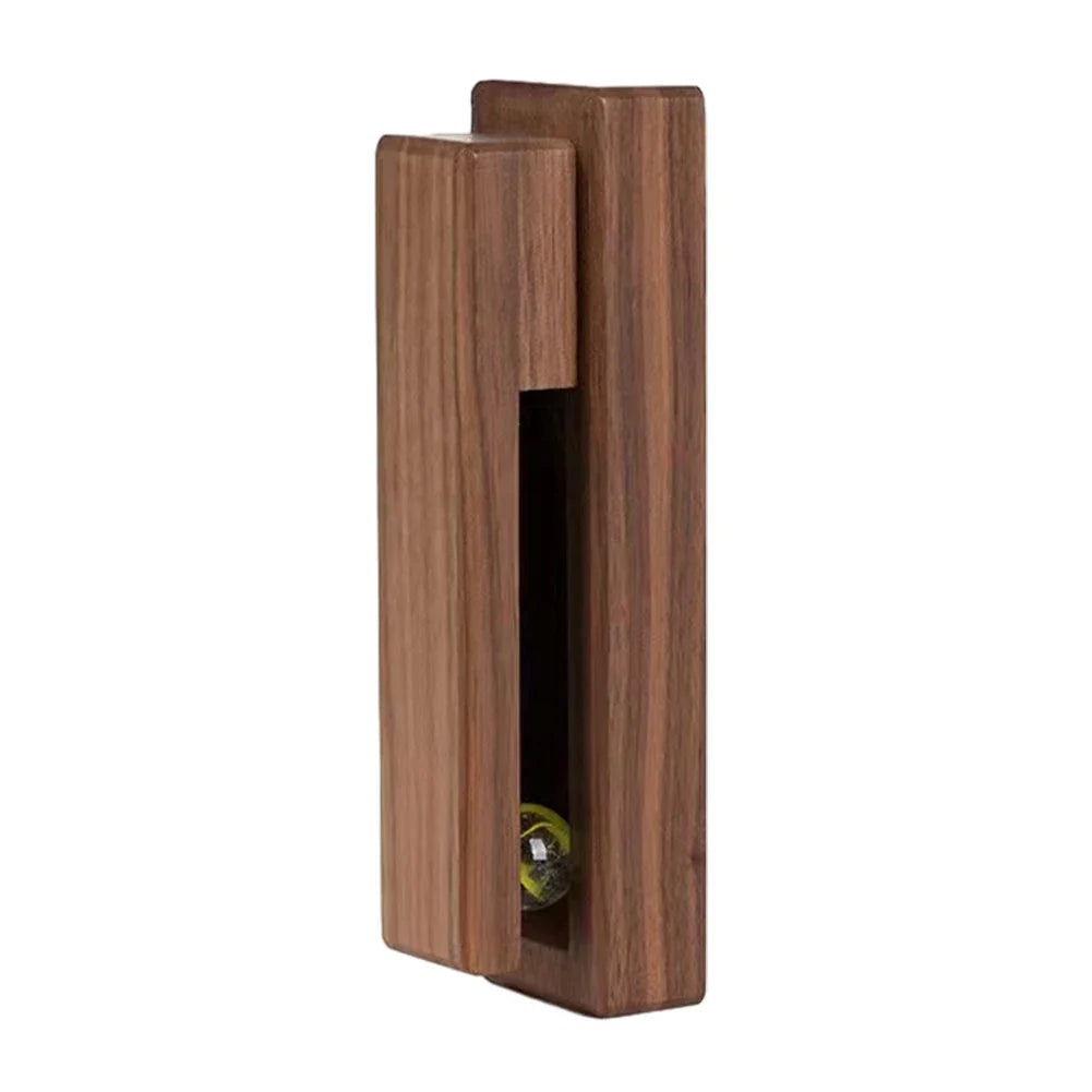 No-drill adhesive wooden towel hook made from natural beech wood, ideal for bathroom or kitchen utility.
