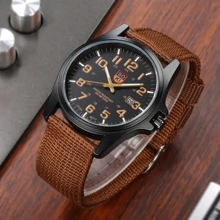 Unisex Vanguard sport watch, durable & waterproof, perfect for adventure and daily wear.