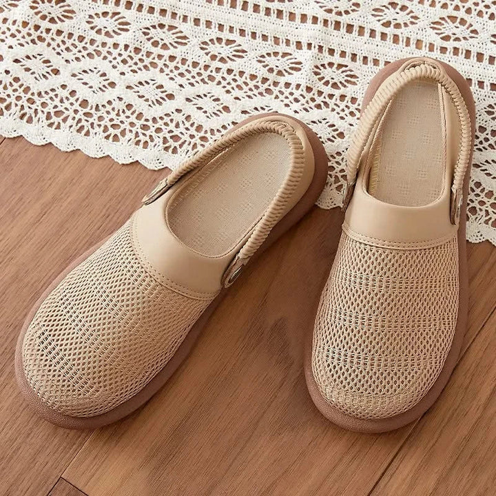 Lightweight Cloudra women's slip-on clogs. Breathable comfort footwear, perfect open-back summer shoes.