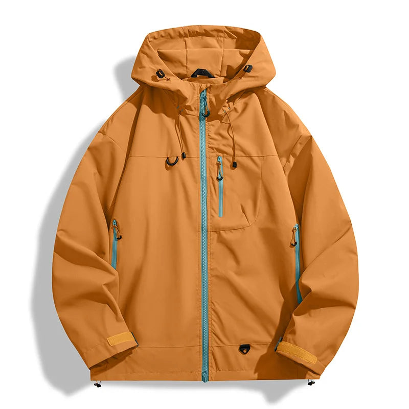 Ridge men's outdoor jacket, featuring durable water-resistant fabric and windproof design for ultimate protection.