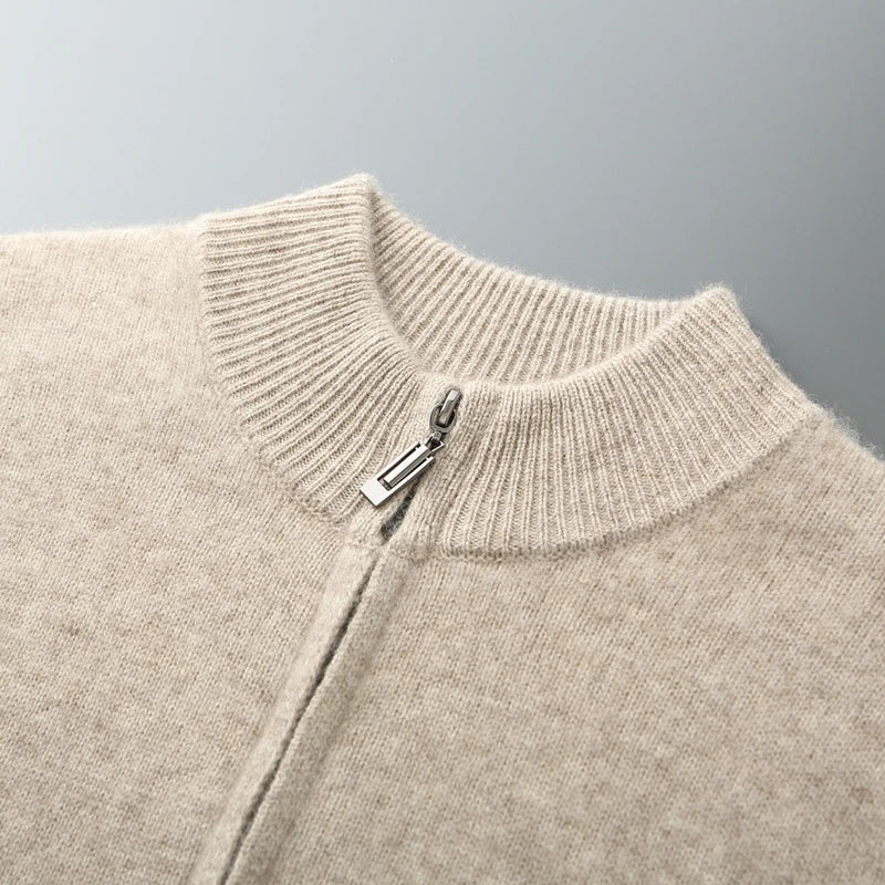 Stylish men's button-front cardigan. Ultra soft knitwear, perfect for fall fashion and winter layering piece.