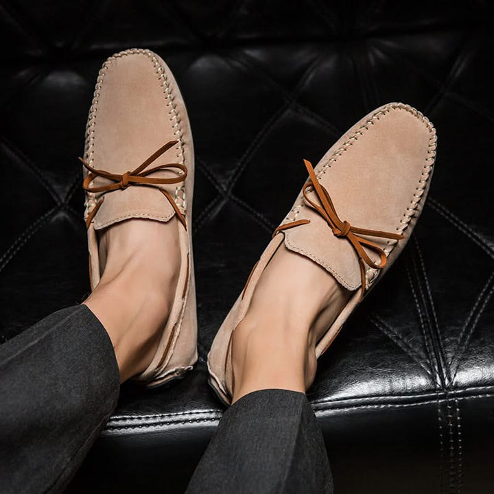 Versatile men's brown Venterra Classic Loafers, comfortable slip-on shoes for any occasion.