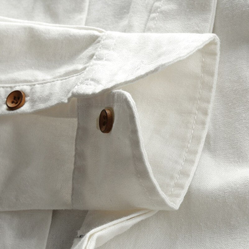 Tailored men's Japan style shirt, a sleek, comfortable top for any occasion.