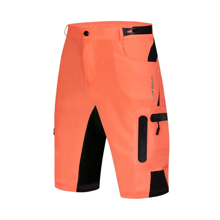 Breathable men's cycling shorts with quick-dry technology & integrated padding for road cyclists.