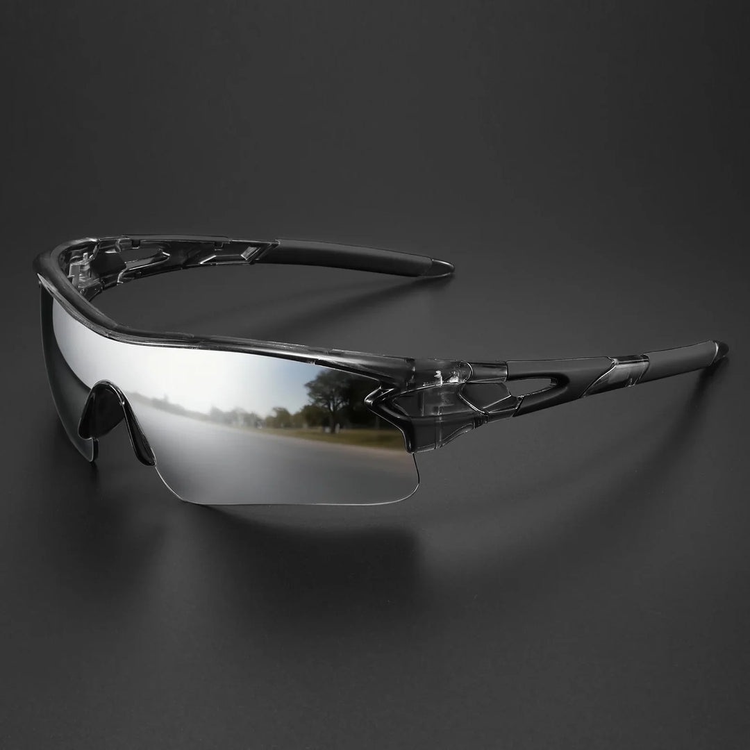 Men's outdoor performance shades with anti-glare & UV protection, perfect for active sports.
