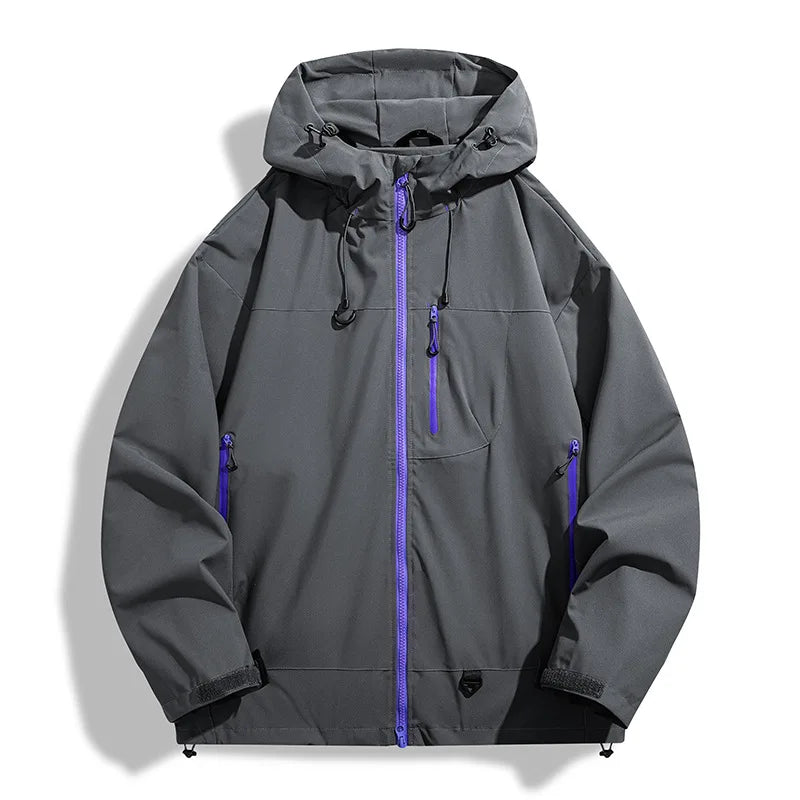 Lightweight men's Ridge water-resistant jacket. Ideal windbreaker for hiking, travel, and active outdoor adventures.