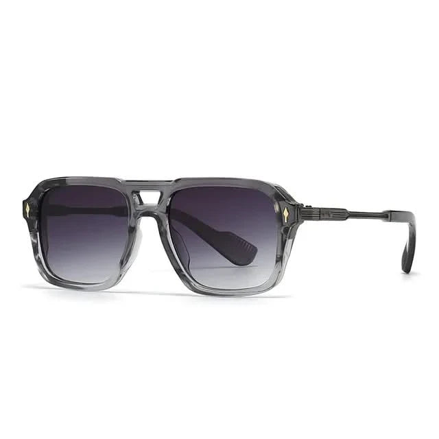 Durable polycarbonate retro oval unisex sunglasses in vintage style, providing excellent UV sun protection.
