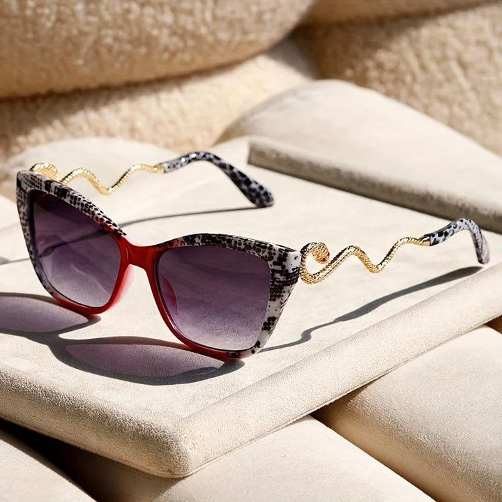 Serpentina unisex fashion sunglasses on white, a stylish & bold eyewear accessory for modern individuals.