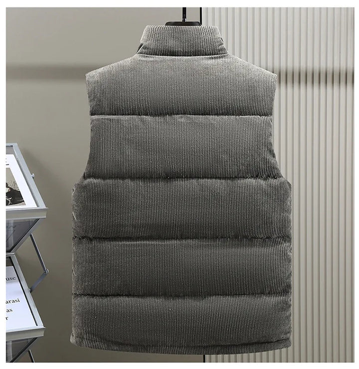 Warm, lightweight unisex insulated vest for men & women, ideal as a durable layering piece for fall & winter.
