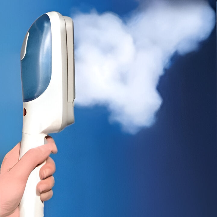 Efficient portable garment steamer for fast wrinkle removal, ensuring fresh, smooth clothes with minimal effort.