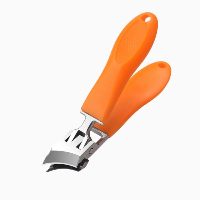 Close-up of sharp, durable stainless steel precision nail clipper blades for thick & ingrown nails. Hygienic.