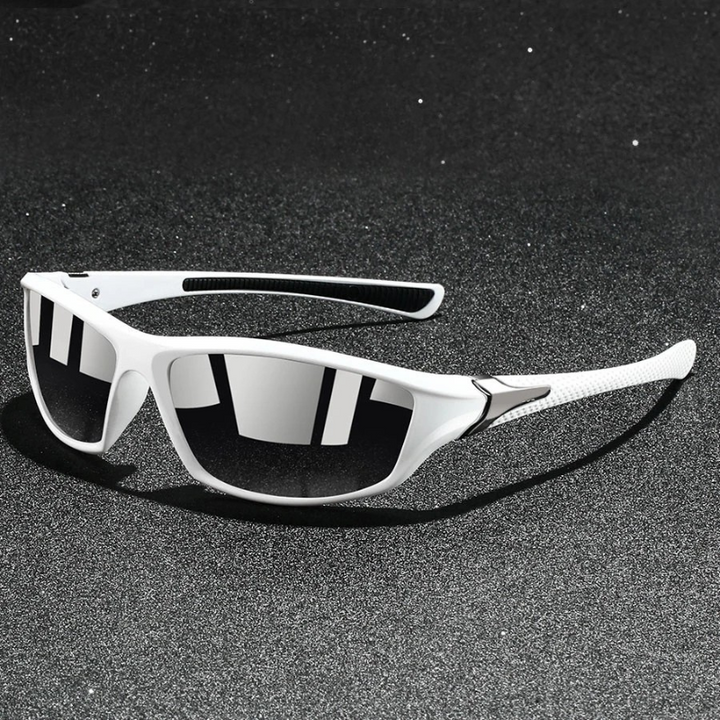 Fashionable yet functional polarized sport sunglasses, lightweight design & UV protection for active outdoor lifestyles.