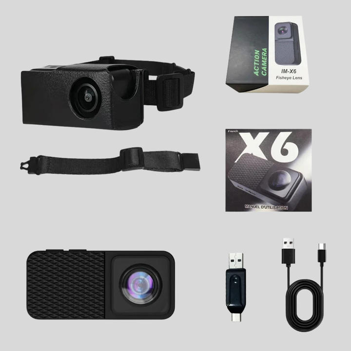 Compact pet camera for dog & cat collars, features HD video & wide-angle lens. Perfect for outdoor pet adventures.