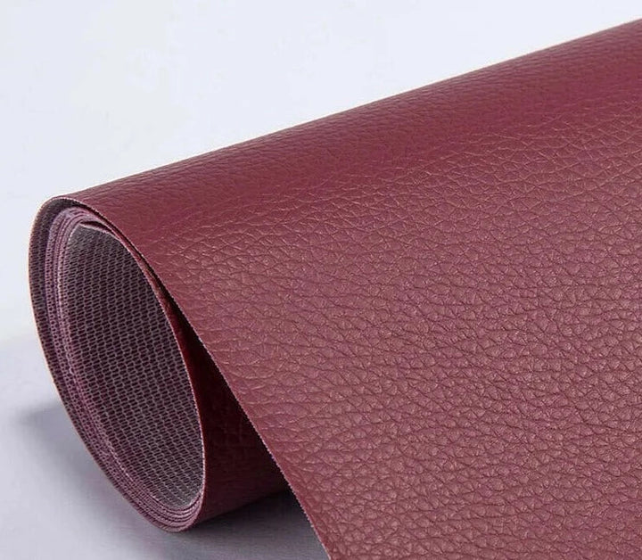 Easy-to-use cuttable leather repair patch for sofas, car seats & home improvement.