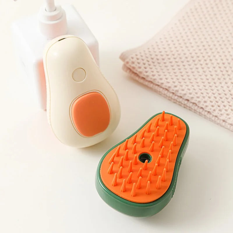 Pet Grooming Brush with Steam & Massage
