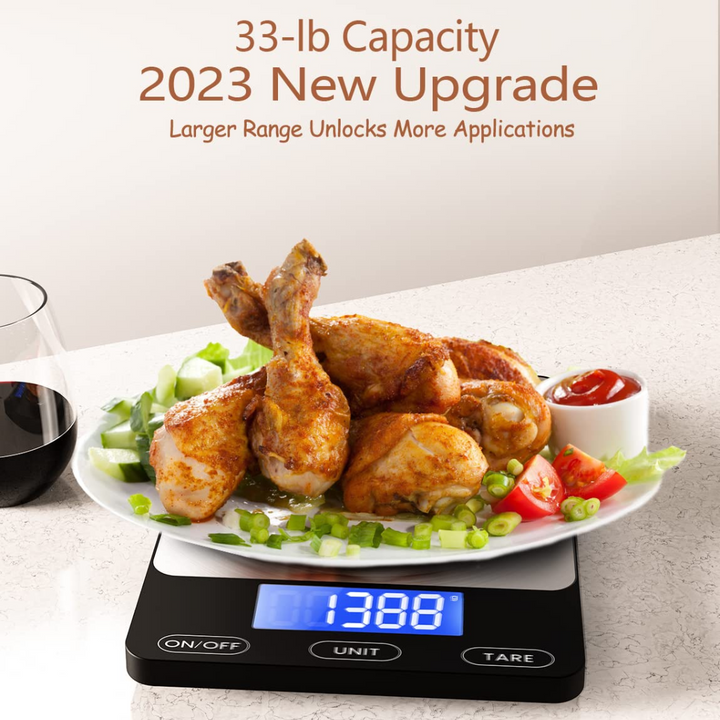 High-precision digital kitchen scale, a reliable cooking & baking tool for accurate ingredient weighing.
