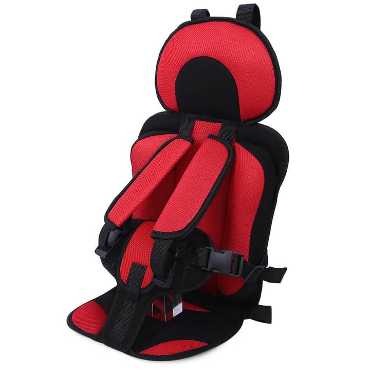 Deluxe children's car seat, grey, for 0-12 year olds, offering superior comfort and protection.