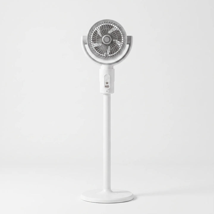 Quiet adjustable height fan, a perfect portable cooling solution for small spaces or large offices.