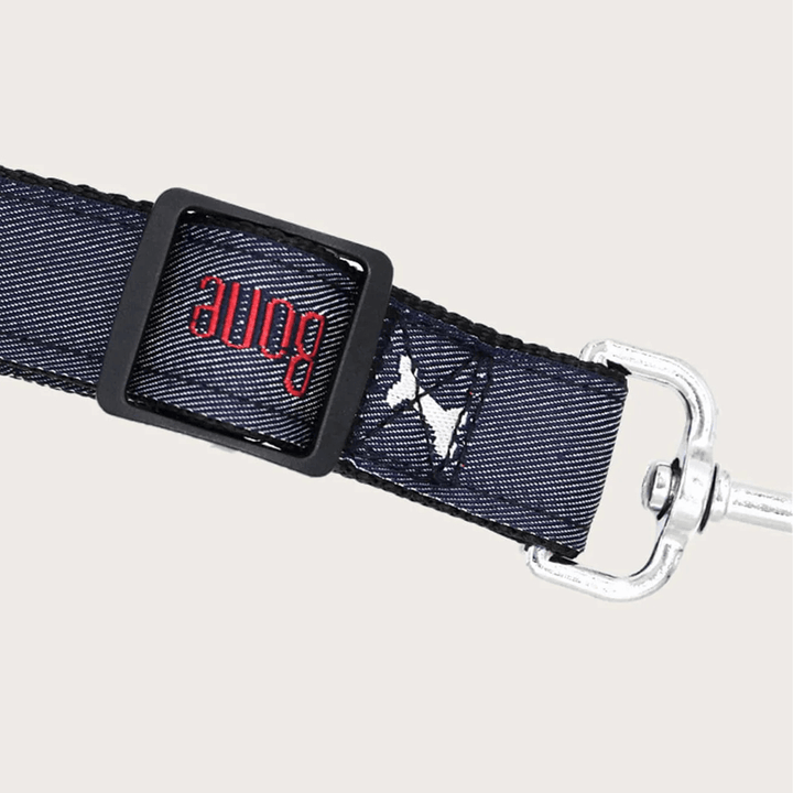Durable pet harness car restraint with adjustable strap for all dog sizes during travel