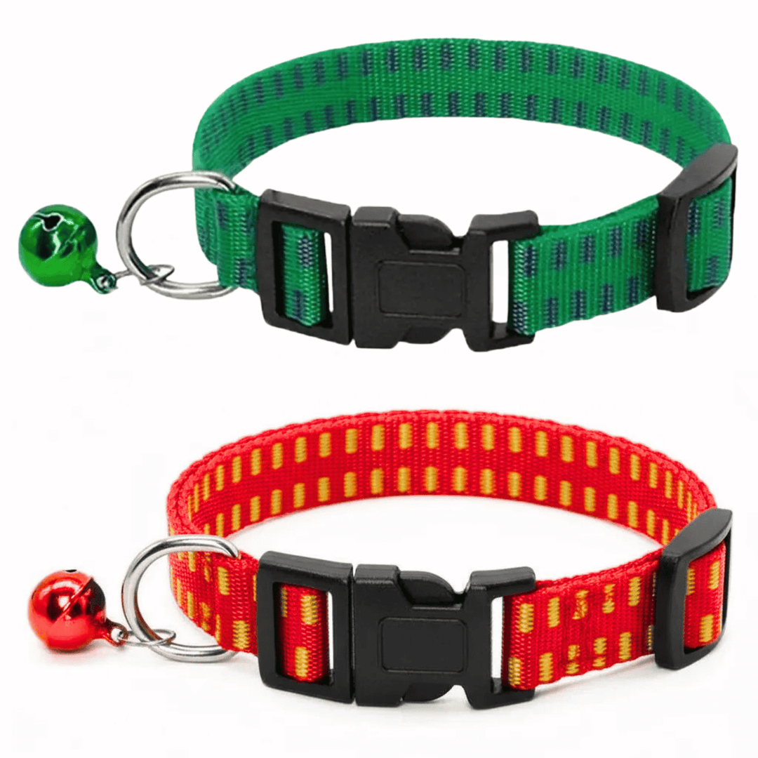Unisex flea and tick pet collar, adjustable for dogs and cats, made of durable nylon material