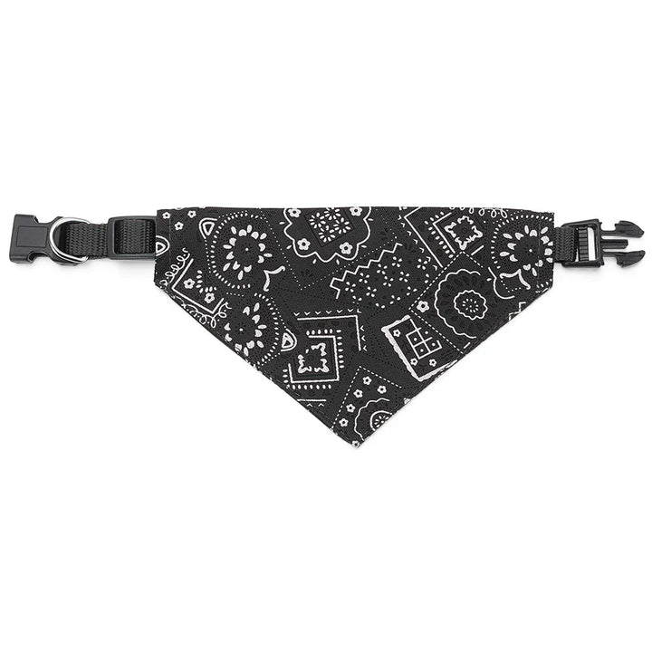 Cat wearing a cute adjustable pet bandana, lightweight pet accessory for fashion.