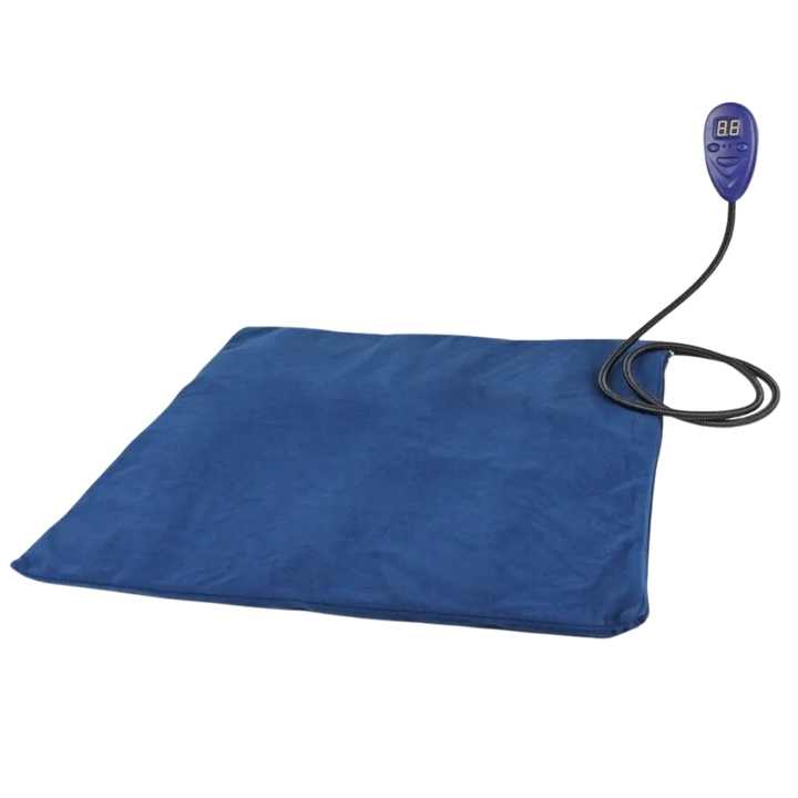 Winter pet gear: puppy mat with adjustable warmth for senior dog comfort, a safe pet accessory