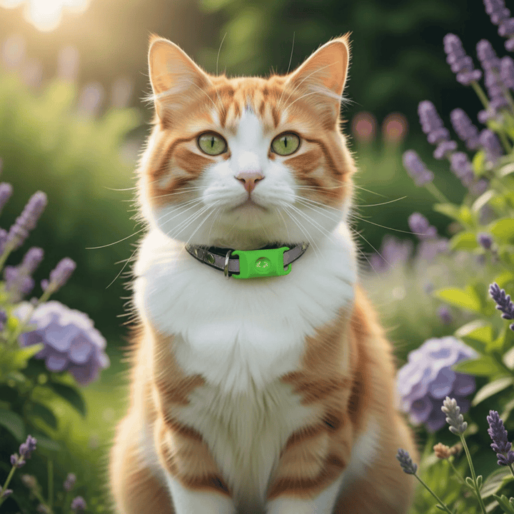 Adjustable silicone dog and cat anti-flea collar for tick protection and pest control