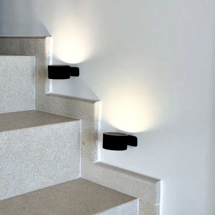 Touch control & remote operated LumoFlex wireless wall lamp, dimmable and adjustable LED light