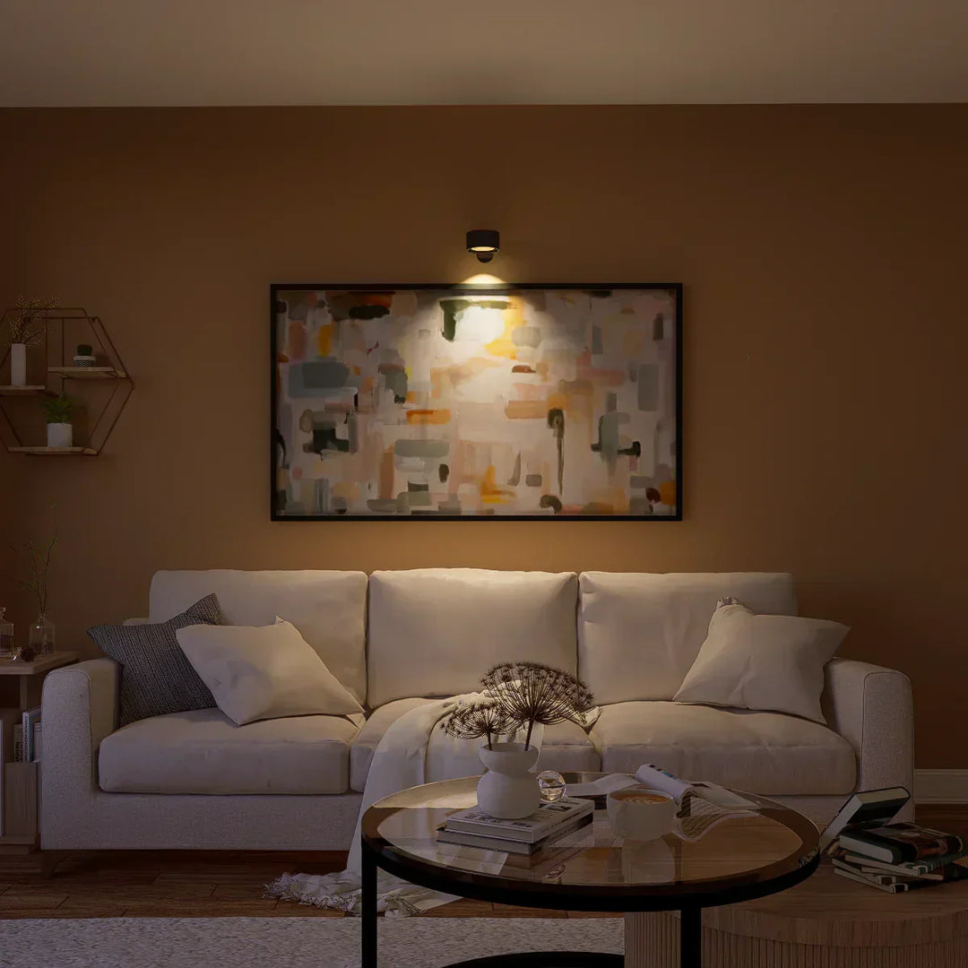 Modern LumoFlex wireless wall lamp, powerful LED, ideal for contemporary interiors & home decor