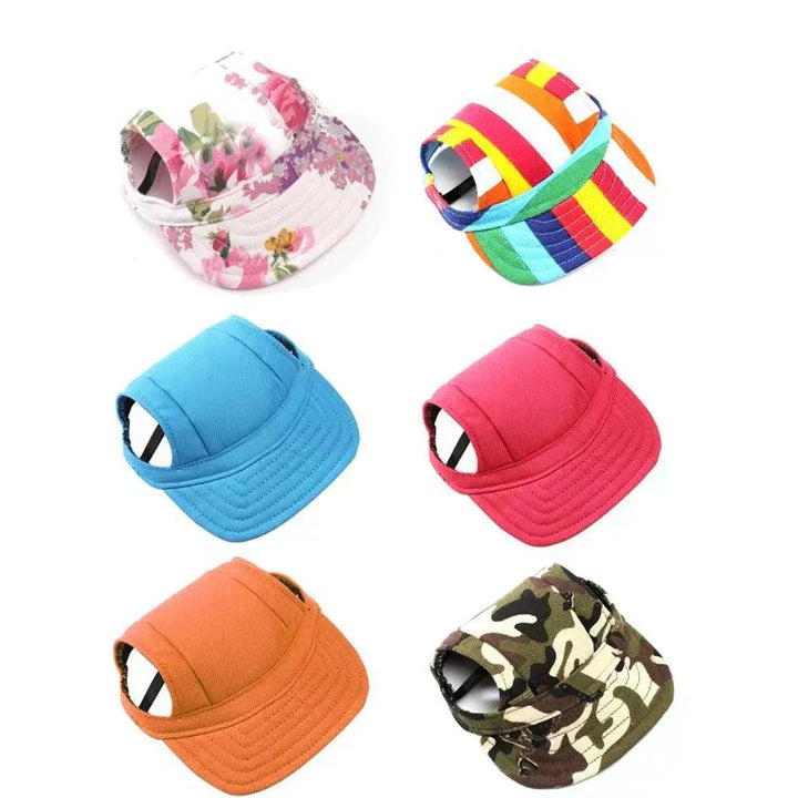 Image showcasing the breathable fabric of the Unisex Pet Sun Protection Baseball Cap, pet accessories