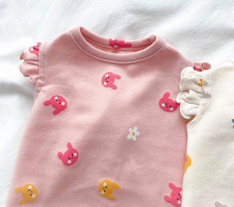 Adorable pet velvet sleeveless vest with cute rabbit design, perfect for small dog breeds.