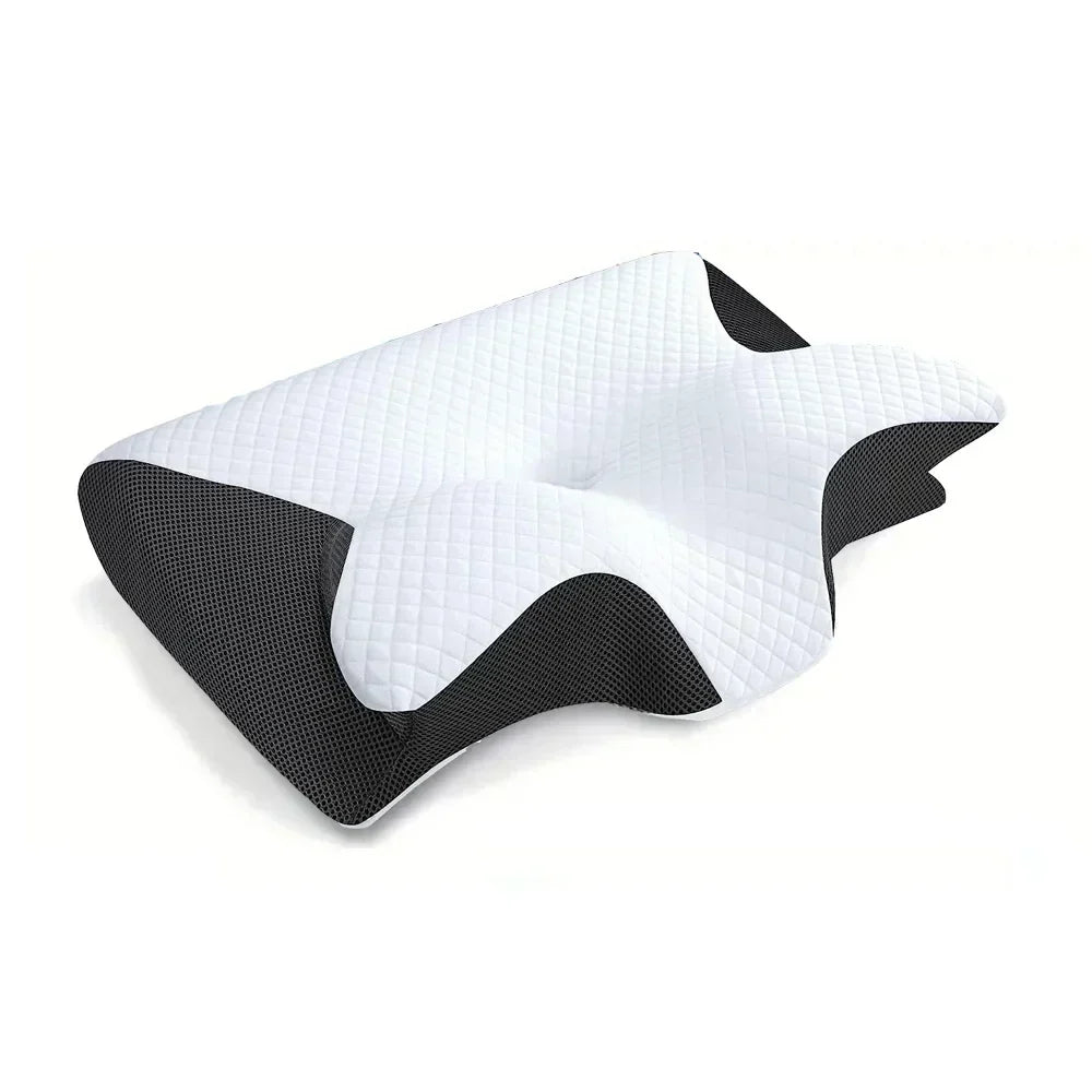 Adult's 2-in-1 Memory Foam Cervical Pillow by RestAlign, ergonomic contour for neck pain relief & support.