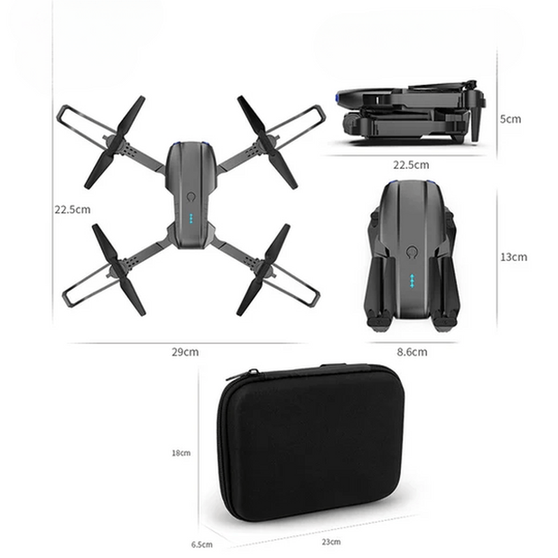 Advanced drone with obstacle avoidance, navigating for smooth 4K aerial photography & video recording.