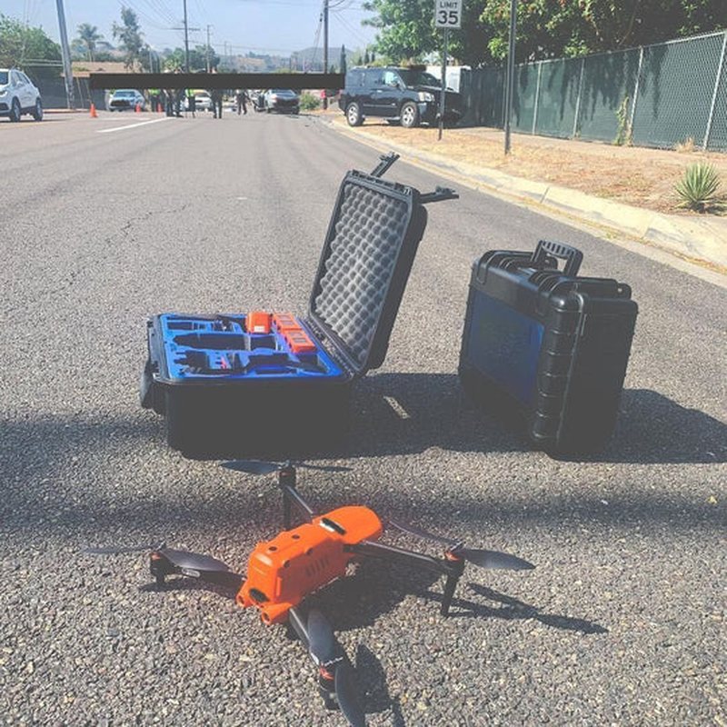 Professional advanced drone with dual 4K camera, extended flight, & smart features for expert UAV pilots.