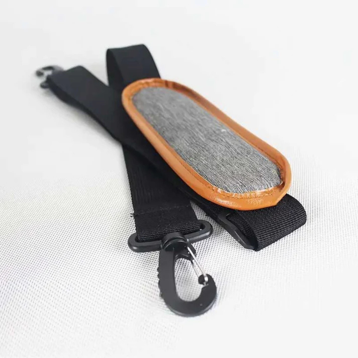 Soft-sided dog carrier for in-cabin travel, black, with shoulder strap, for small pets
