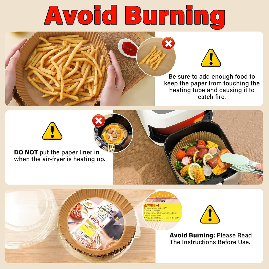 Disposable air fryer basket protector, extends life of your appliance.