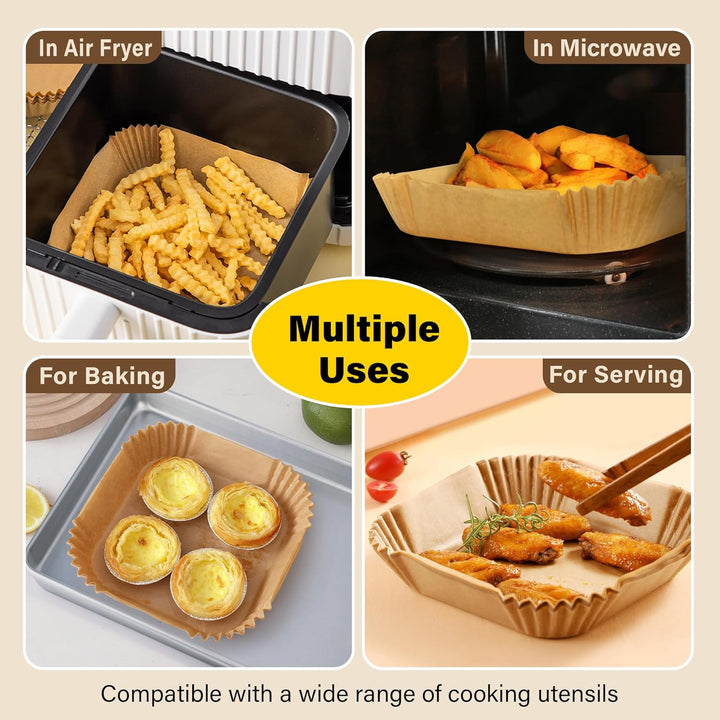 Practical disposable air fryer liners for quick, hassle-free cleanup.