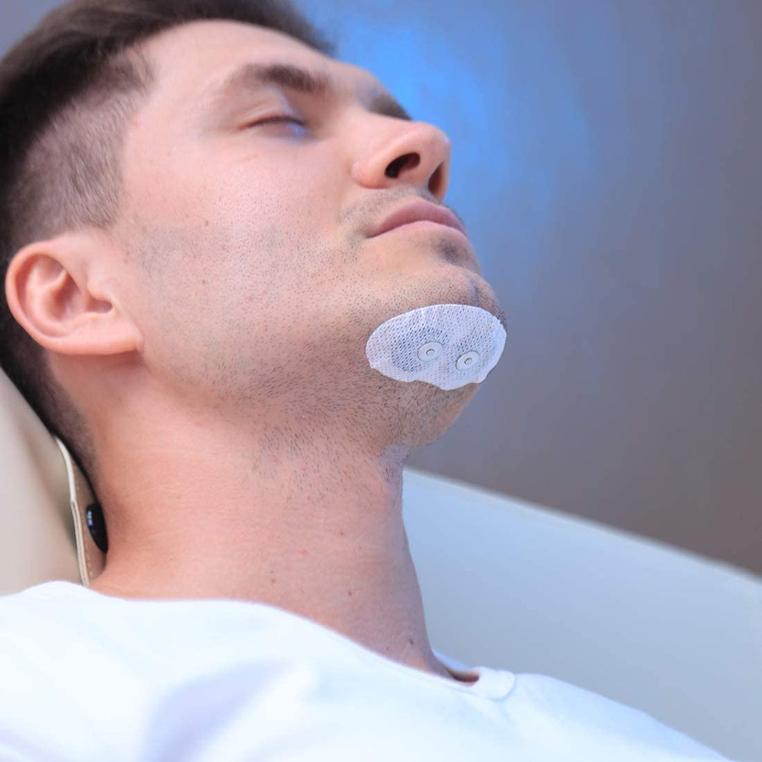 Advanced anti-snoring gadget with pulse technology for restorative, quiet sleep aid & better breathing.