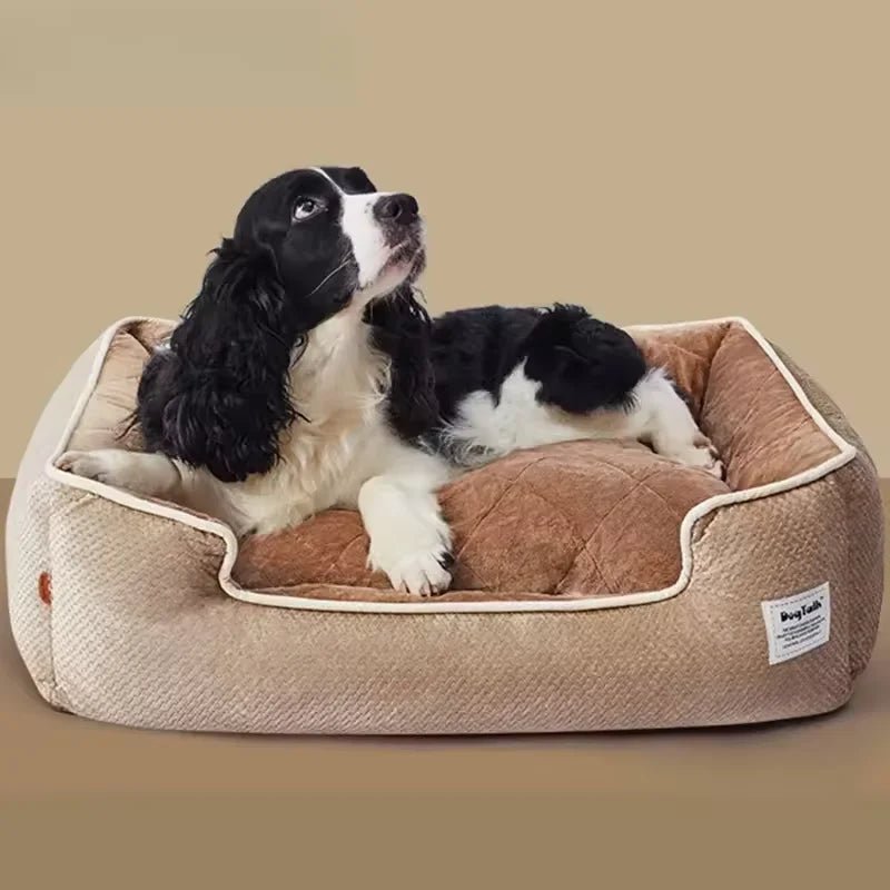 Removable cover arctic velvet dog bed, washable, comfortable for all pets