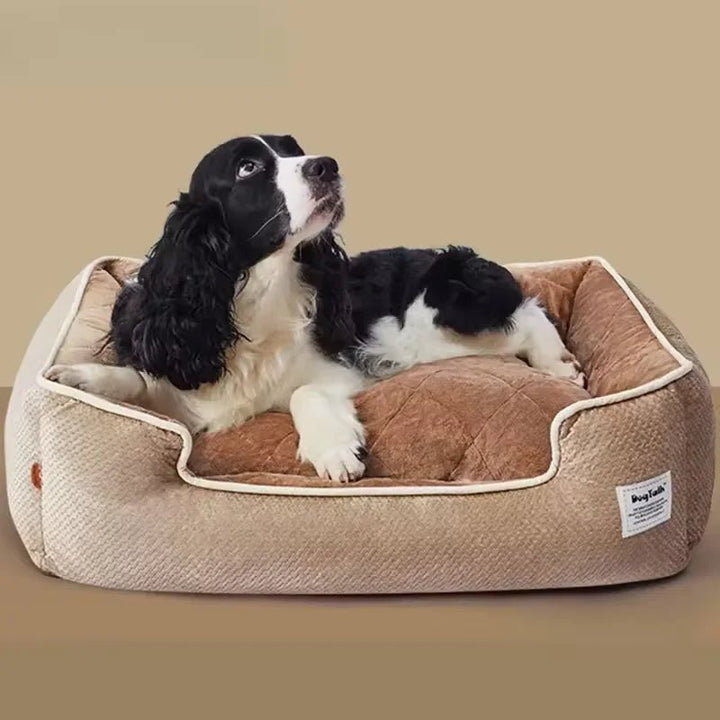 Removable cover arctic velvet dog bed, washable, comfortable for all pets