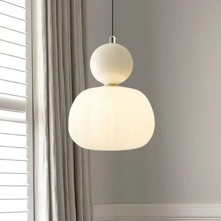 Art Deco pendant light, elegant hanging lamp for living room or dining room decor.