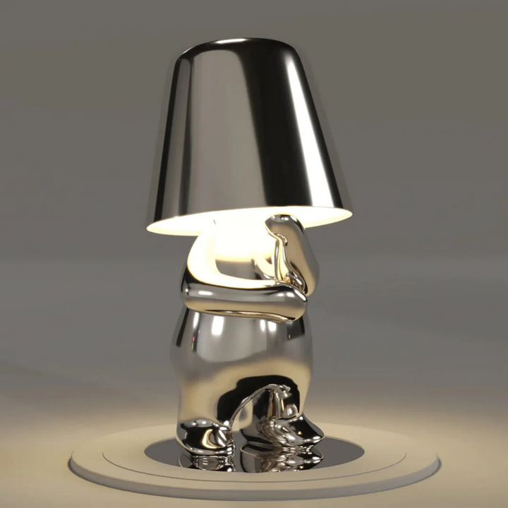 Unique artistic lamp, offering customizable mood lighting for creative spaces.