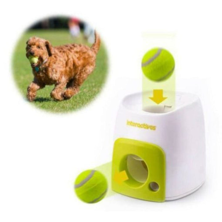 New automatic dog ball launcher for exciting fetch play and treat rewards, pet supplies.