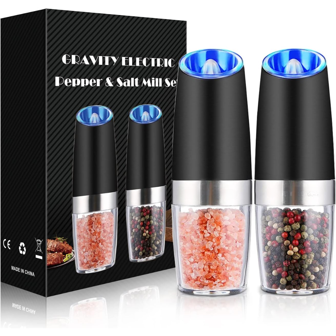 Convenient USB rechargeable automatic pepper grinder for home chefs.