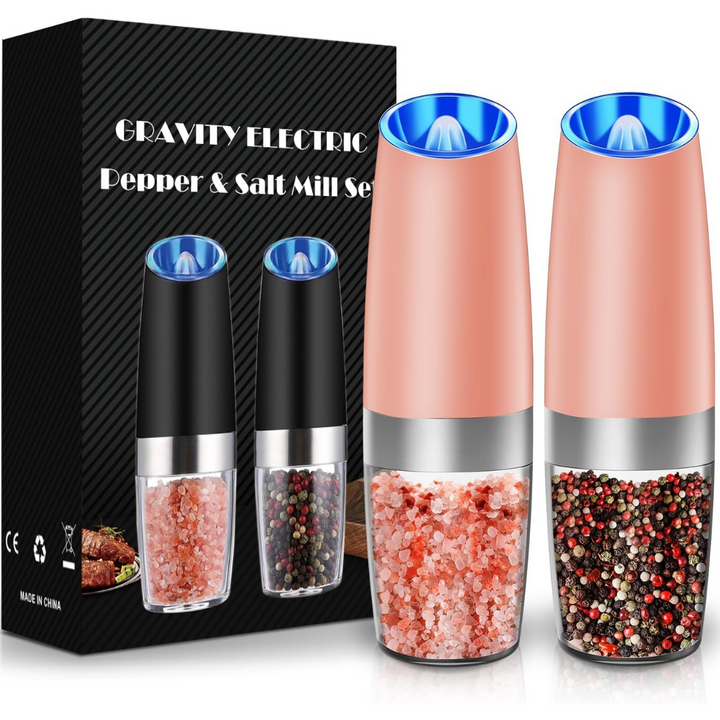 High-quality automatic pepper and salt grinder, durable design, USB rechargeable.