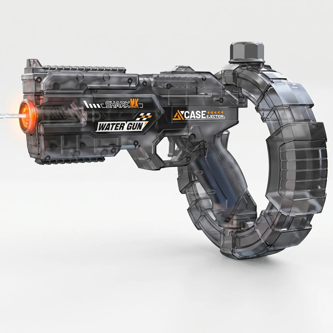 Easy-to-use automatic electric water blaster, the ultimate summer toy. Rechargeable water gun for all ages outdoor fun.